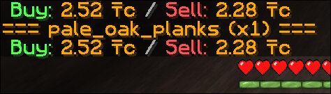 Price command example